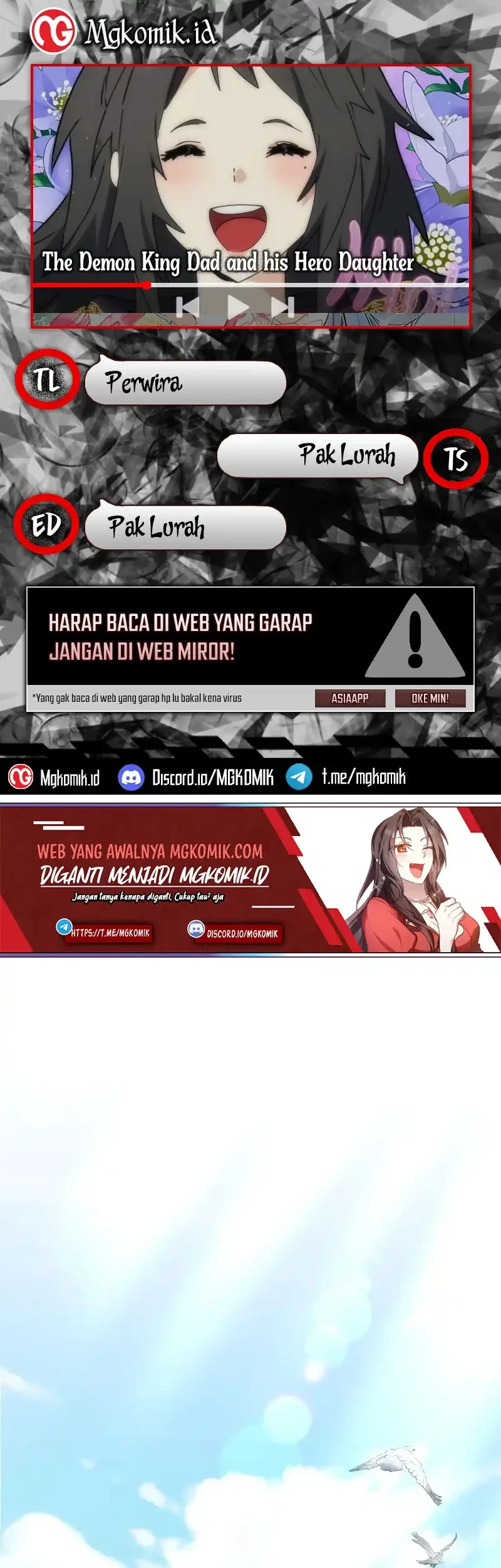 The Demon King Dad and his Hero Daughter Chapter 34 - halaman 1