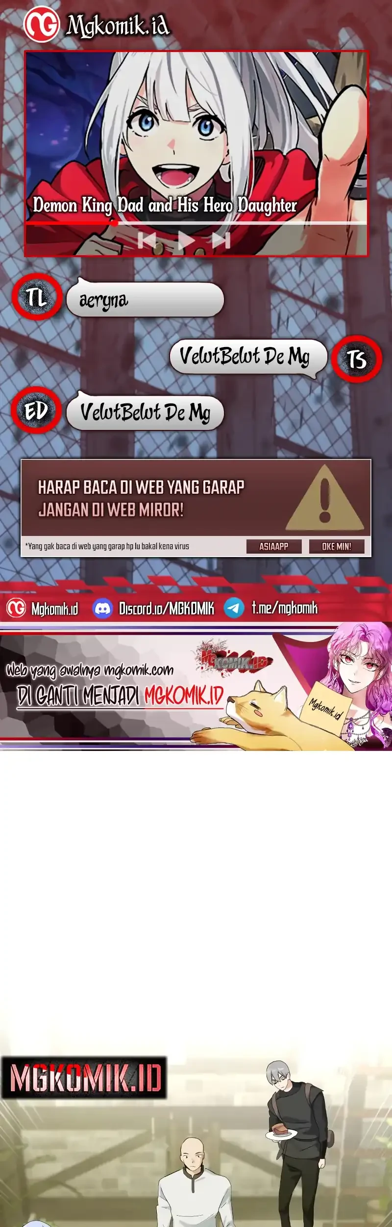 The Demon King Dad and his Hero Daughter Chapter 37 - halaman 1
