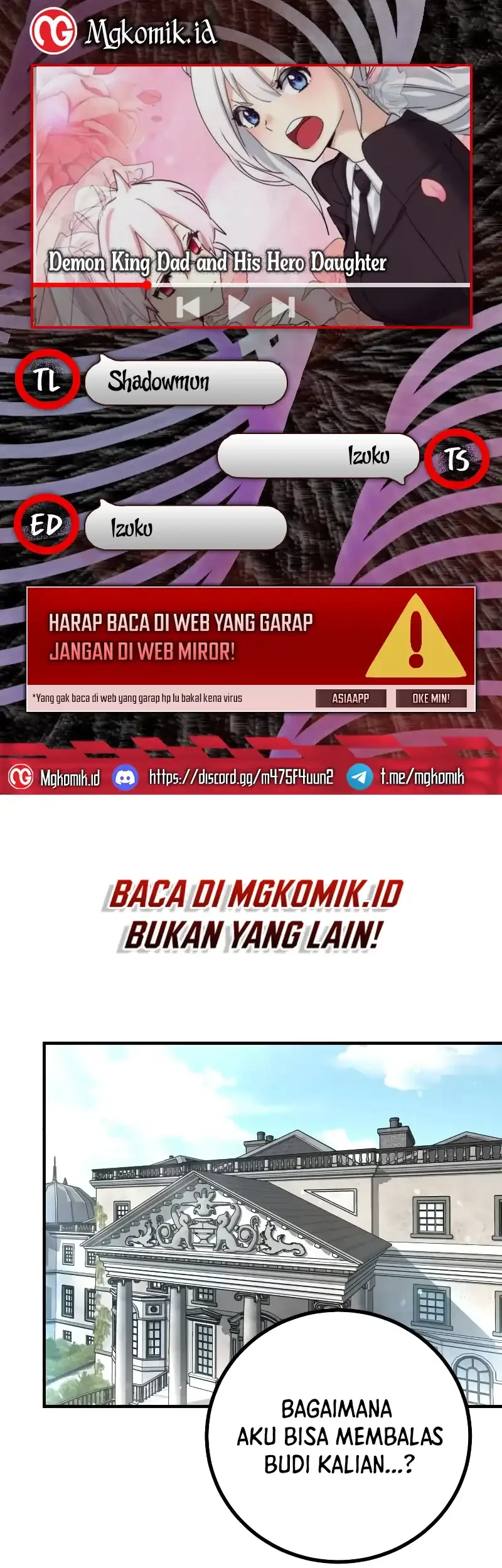 The Demon King Dad and his Hero Daughter Chapter 40 - halaman 1