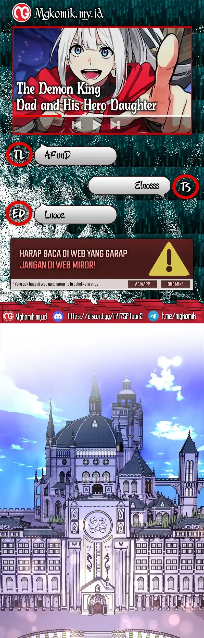 The Demon King Dad and his Hero Daughter Chapter 42 - halaman 1