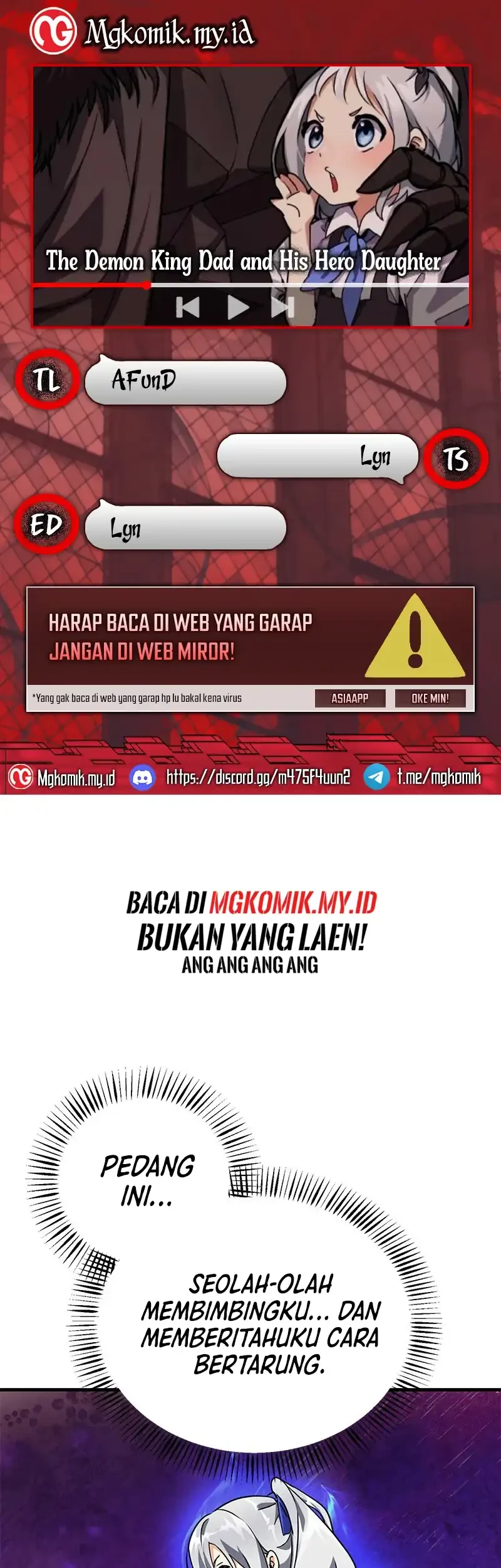 The Demon King Dad and his Hero Daughter Chapter 46 - halaman 1
