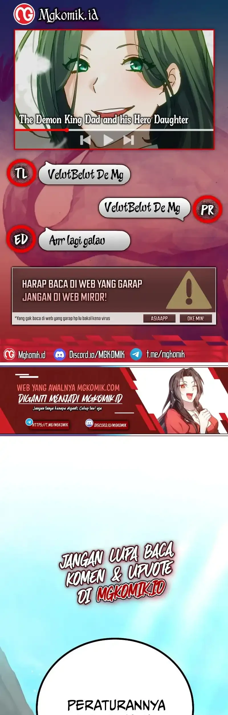 The Demon King Dad and his Hero Daughter Chapter 7 - halaman 1