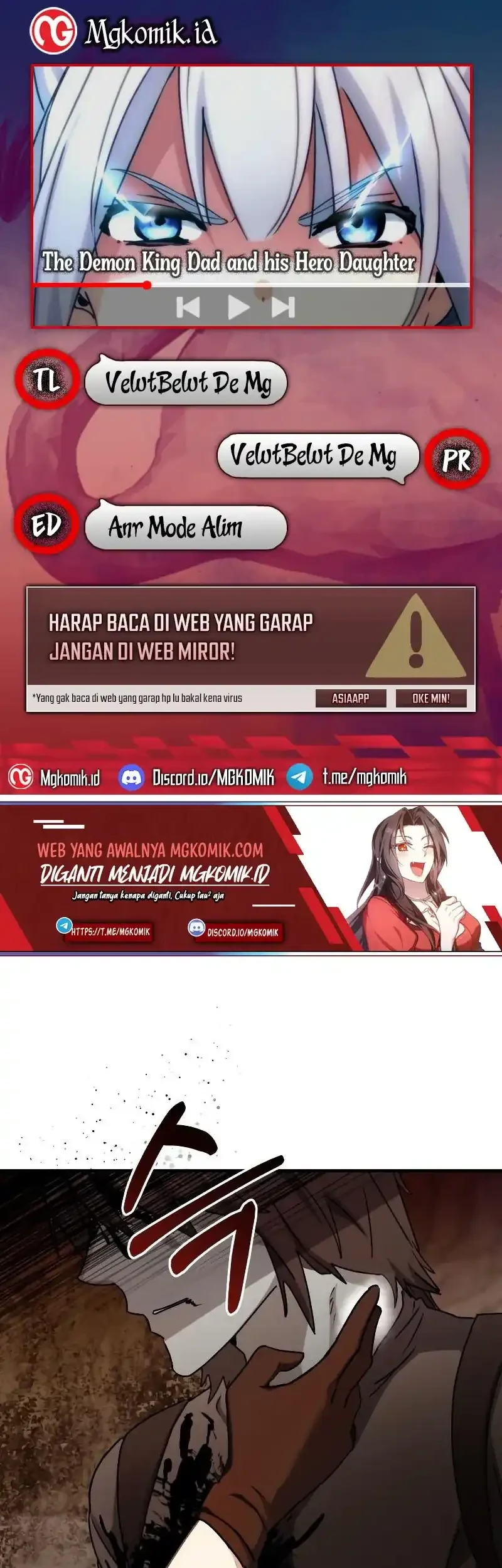 The Demon King Dad and his Hero Daughter Chapter 9 - halaman 1