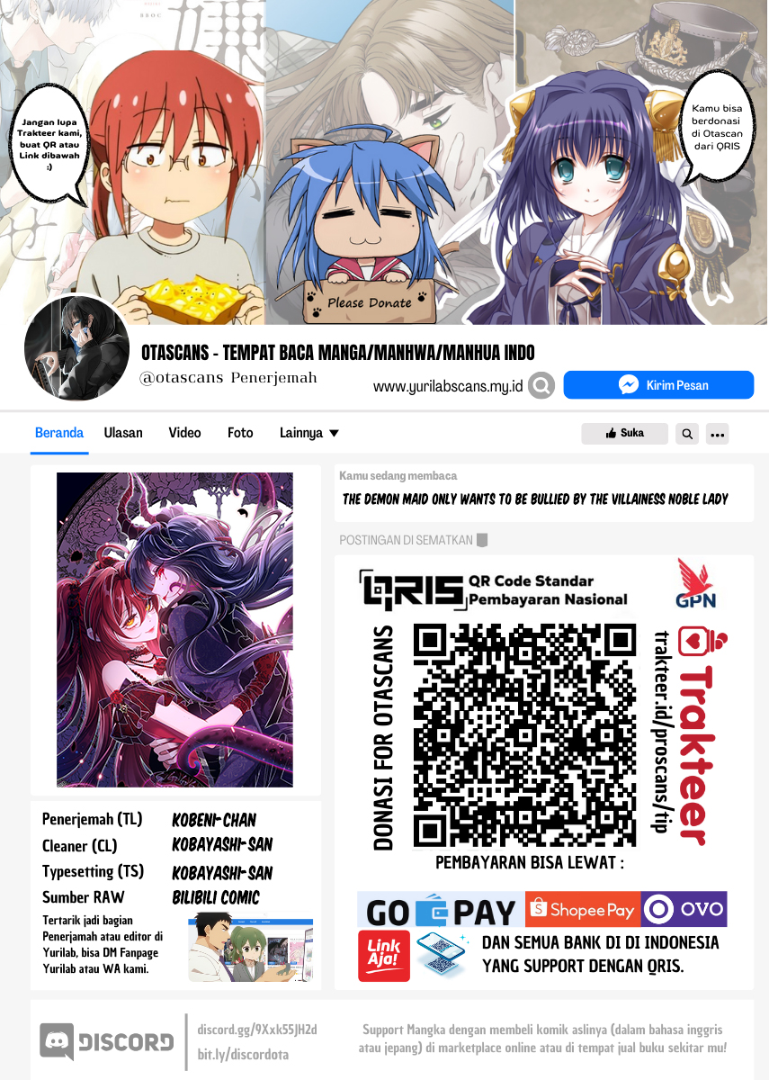 The Demon Maid Only Wants to Be Bullied by the Villainess Noble Lady Chapter 1 - halaman 31