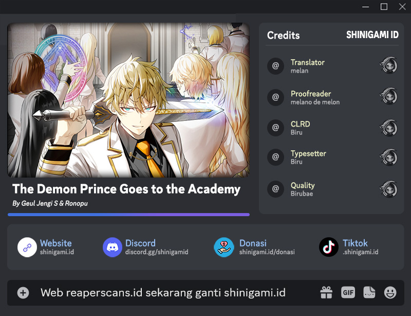 The Demon Prince Goes to the Academy Chapter 24 - halaman 1