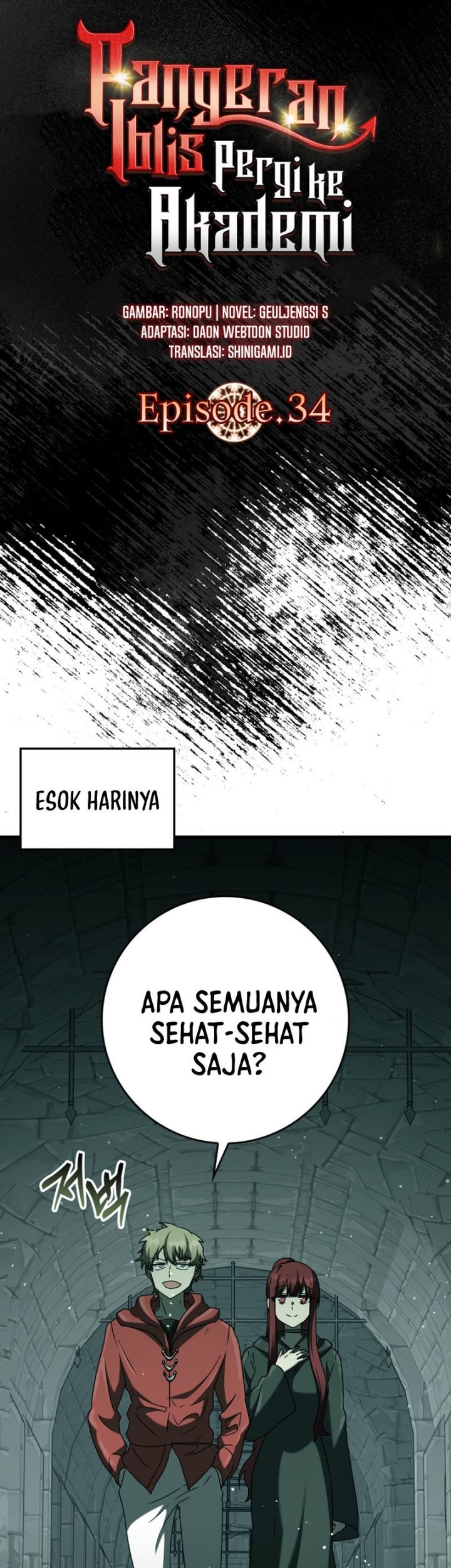 The Demon Prince Goes to the Academy Chapter 34 - halaman 21