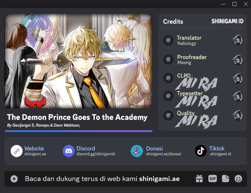 The Demon Prince Goes to the Academy Chapter 47 - halaman 1