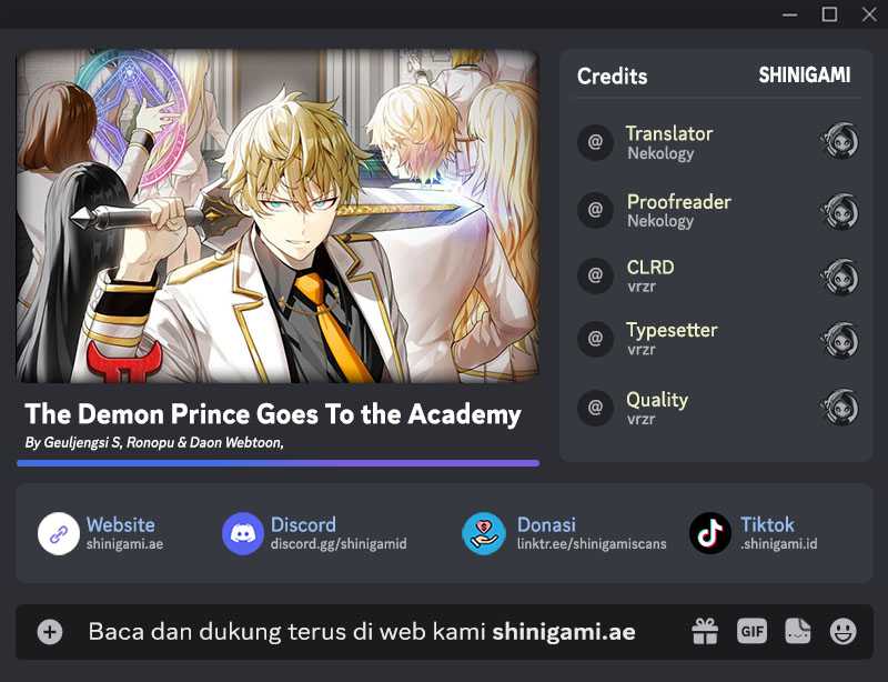 The Demon Prince Goes to the Academy Chapter 79 - halaman 1