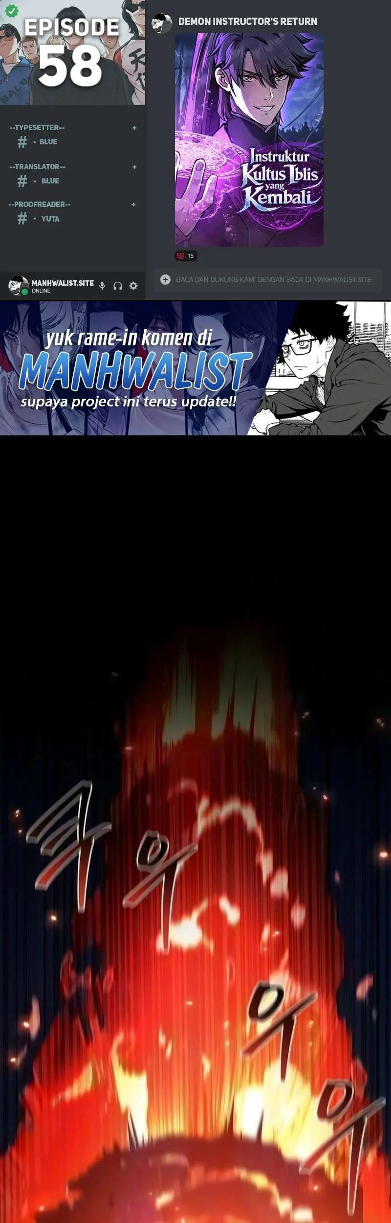 The Demonic Cult Instructor Returns Chapter 58 - halaman 1