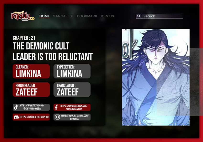The Demonic Cult Leader Is Too Reluctant Chapter 21 - halaman 1