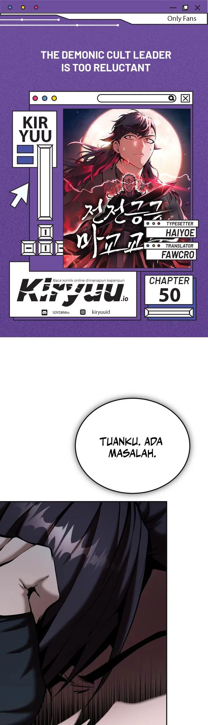 The Demonic Cult Leader Is Too Reluctant Chapter 50 - halaman 1