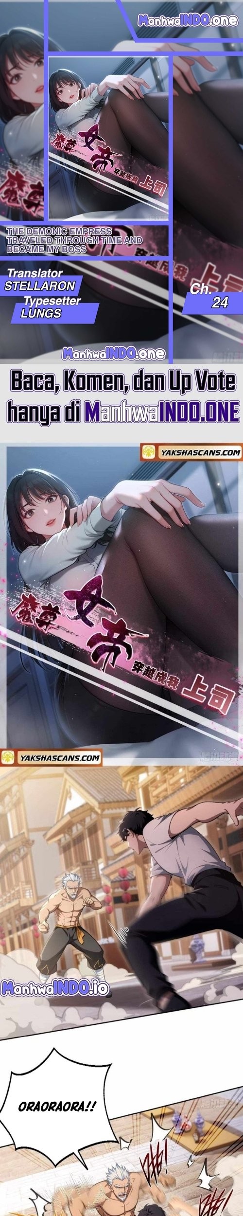 The Demonic Empress Traveled Through Time And Became My Boss Chapter 24 - halaman 1