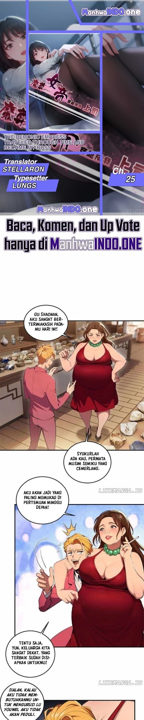 The Demonic Empress Traveled Through Time And Became My Boss Chapter 25 - halaman 1