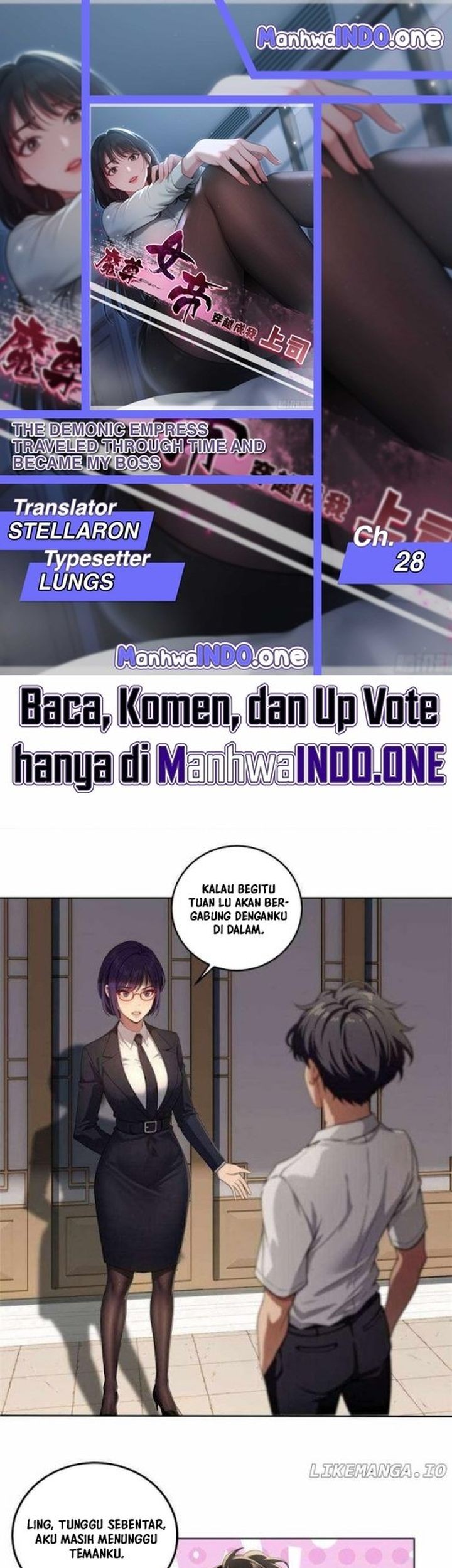The Demonic Empress Traveled Through Time And Became My Boss Chapter 28 - halaman 1