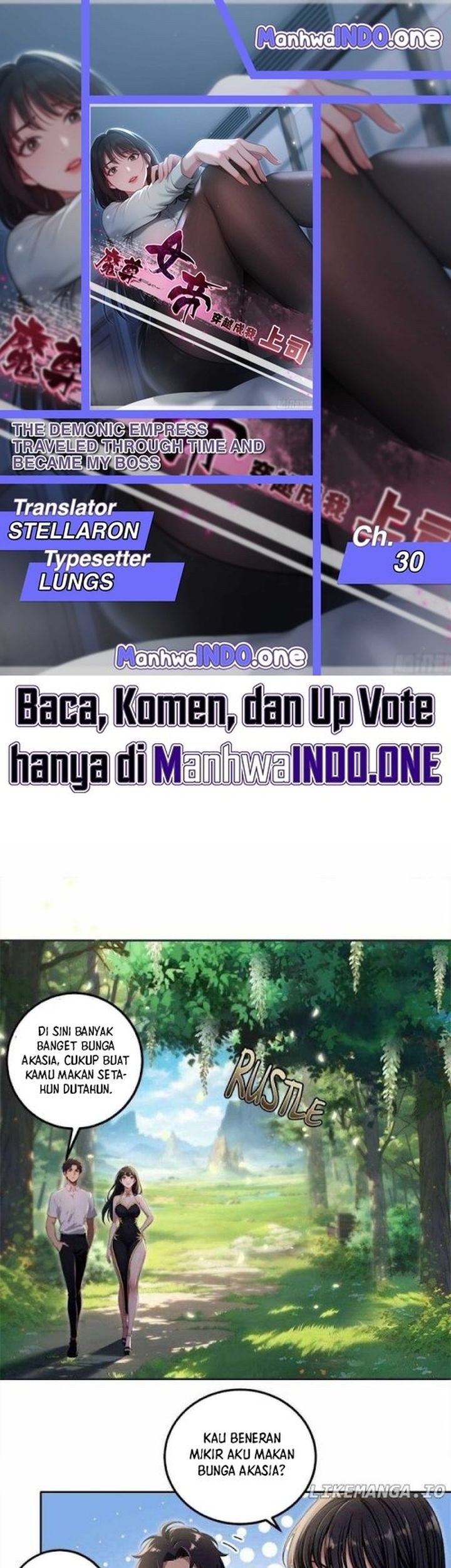 The Demonic Empress Traveled Through Time And Became My Boss Chapter 30 - halaman 1
