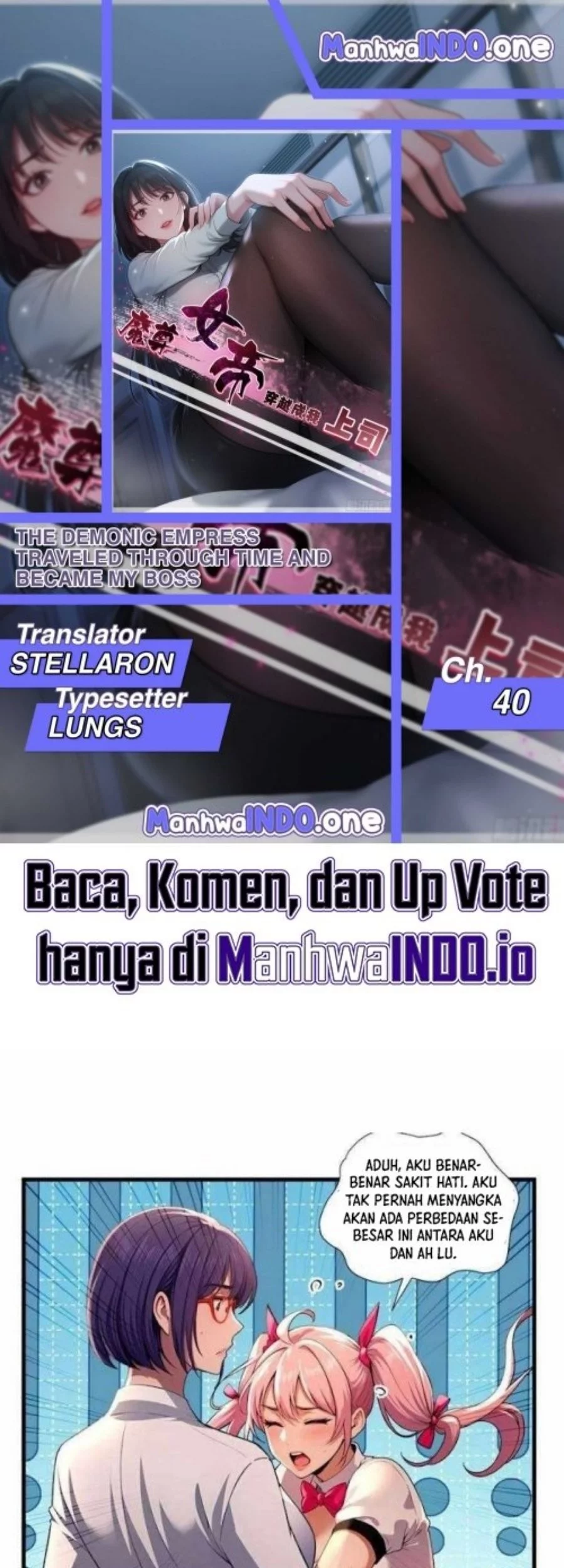 The Demonic Empress Traveled Through Time And Became My Boss Chapter 40 - halaman 1