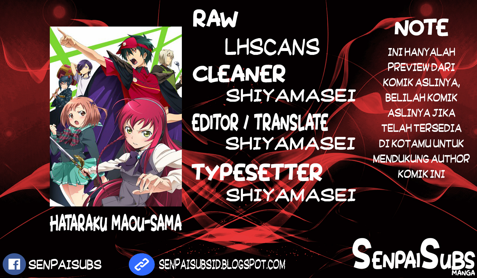 The Devil is a Part-Timer! Chapter 58 - halaman 1
