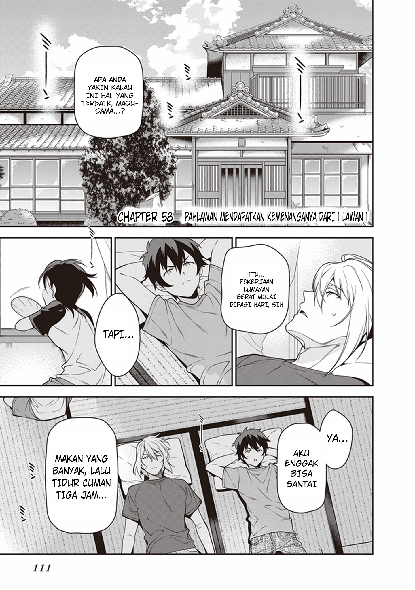 The Devil is a Part-Timer! Chapter 58 - halaman 2