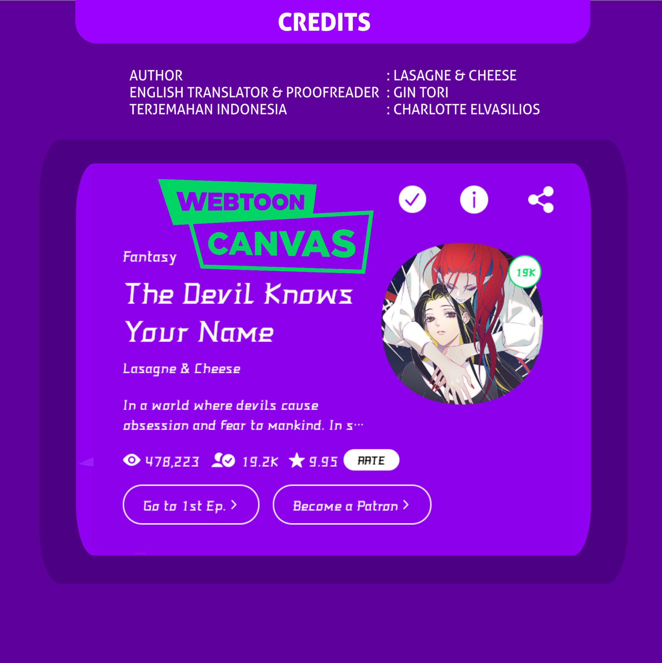 The Devil Knows Your Name Chapter 1 - halaman 1
