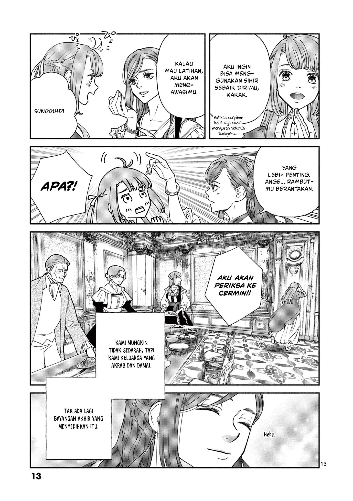 The Disappearance of a Dying Villainess: Changing My Ways Didn’t Work, So My First Love Spirited Me Away Chapter 1 - halaman 13