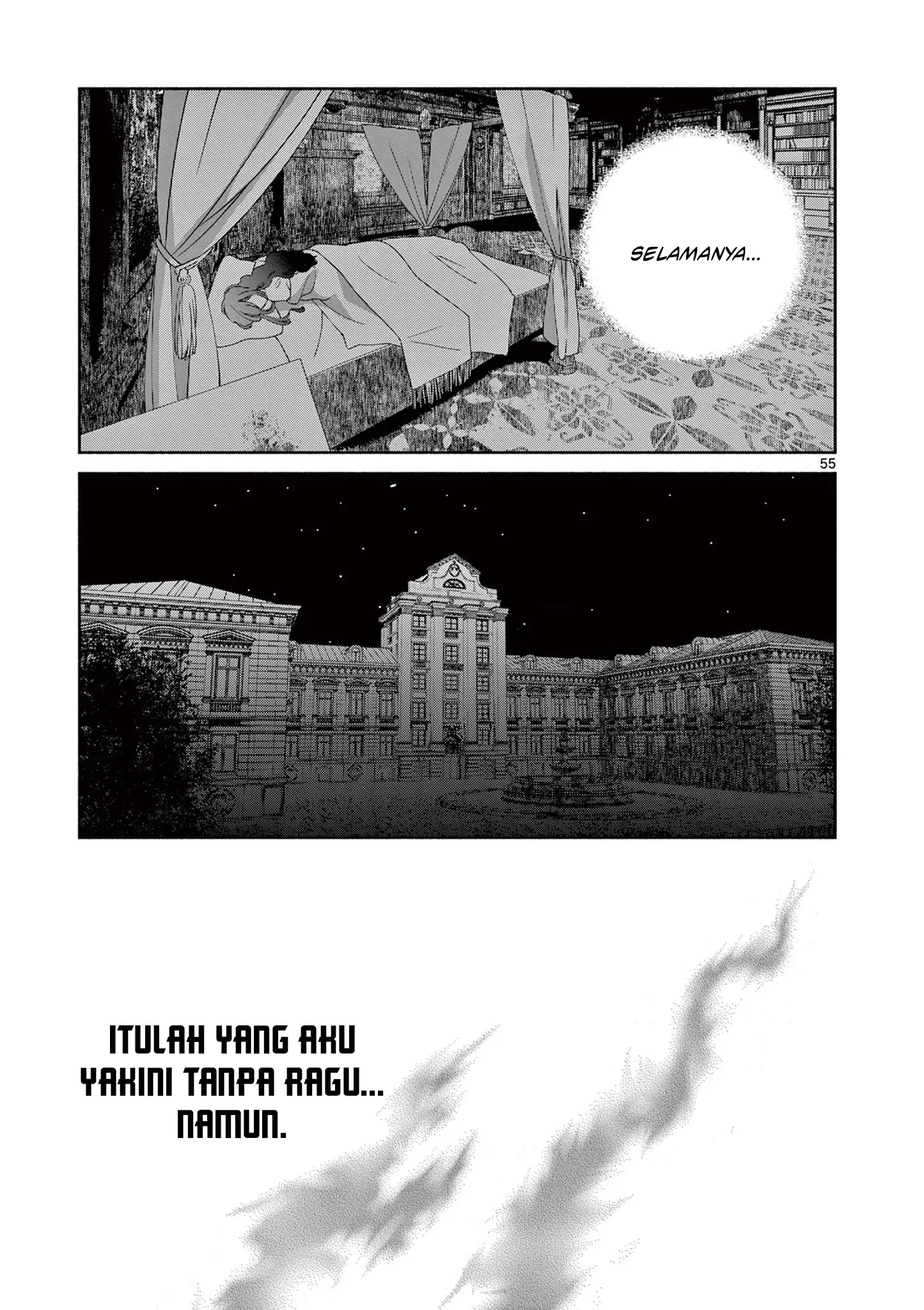 The Disappearance of a Dying Villainess: Changing My Ways Didn’t Work, So My First Love Spirited Me Away Chapter 1 - halaman 55