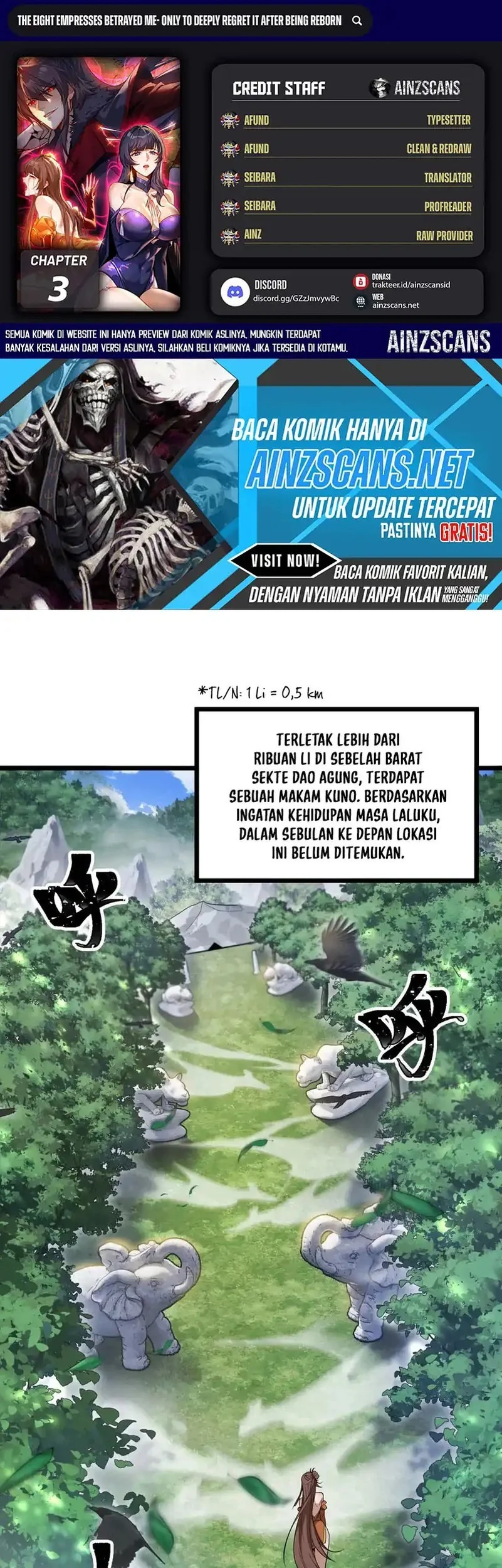 The Eight Empresses Betrayed Me, Only to Deeply Regret It After Being Reborn Chapter 3 - halaman 1