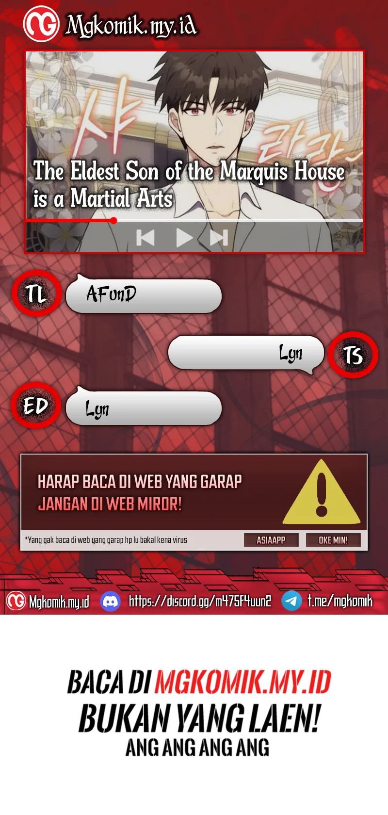 The Eldest Son of the Marquis House is a Martial Artist Chapter 26 - halaman 1
