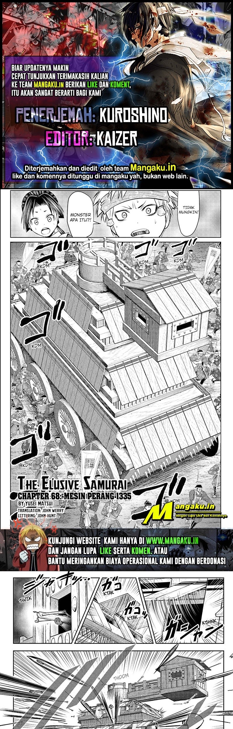 The Elusive Samurai Chapter 68 - halaman 1