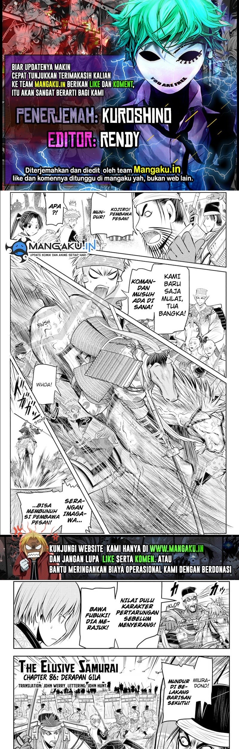 The Elusive Samurai Chapter 86 - halaman 1