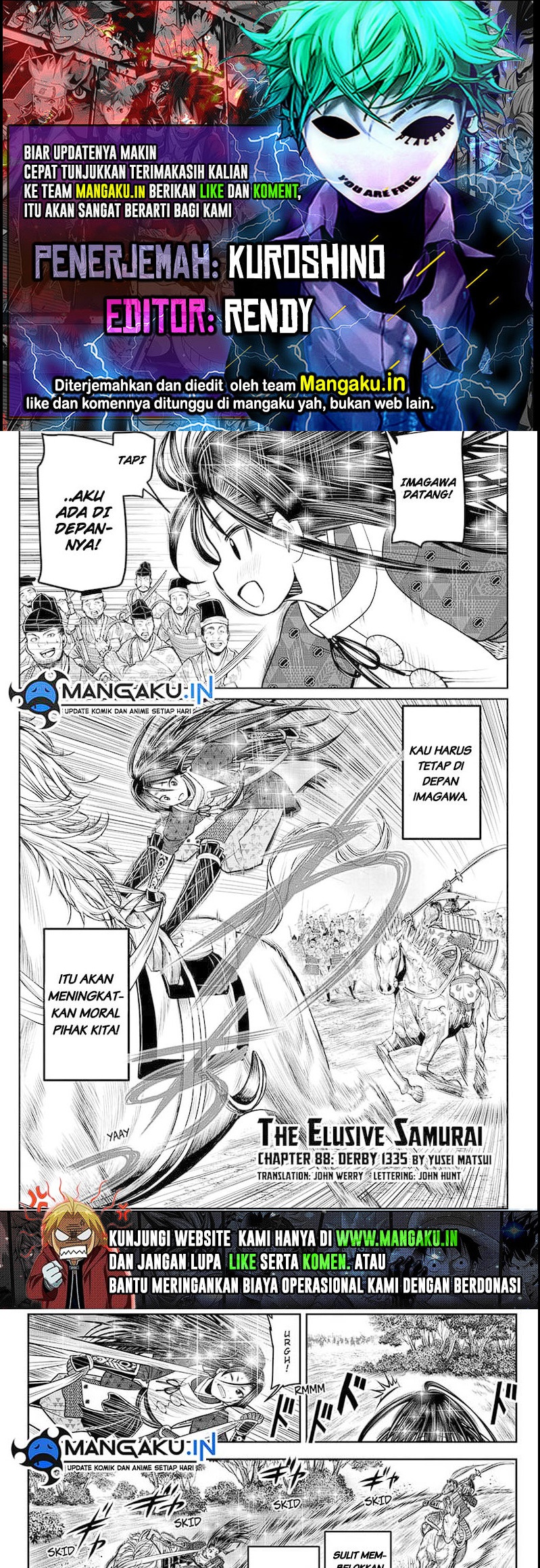 The Elusive Samurai Chapter 88 - halaman 1