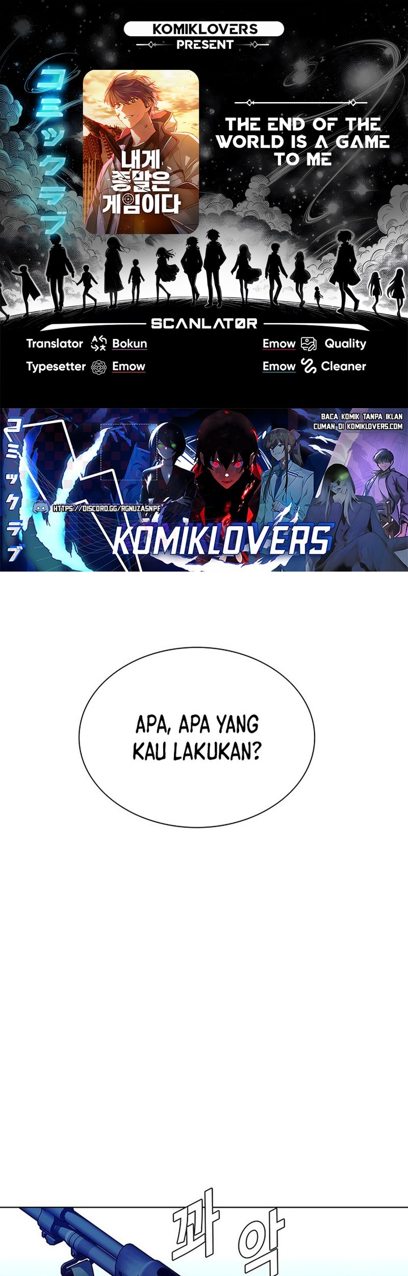 The End of the World is Just a Game to Me Chapter 48 - halaman 1