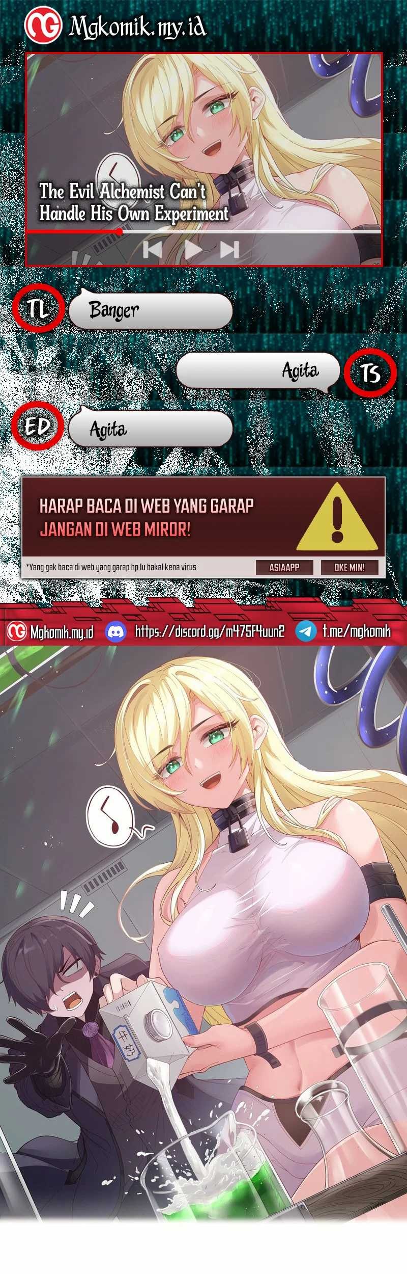 The Evil Alchemist Can’t Handle His Own Experiment Chapter 10 - halaman 1