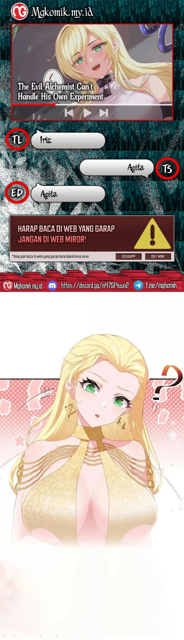 The Evil Alchemist Can’t Handle His Own Experiment Chapter 23 - halaman 1