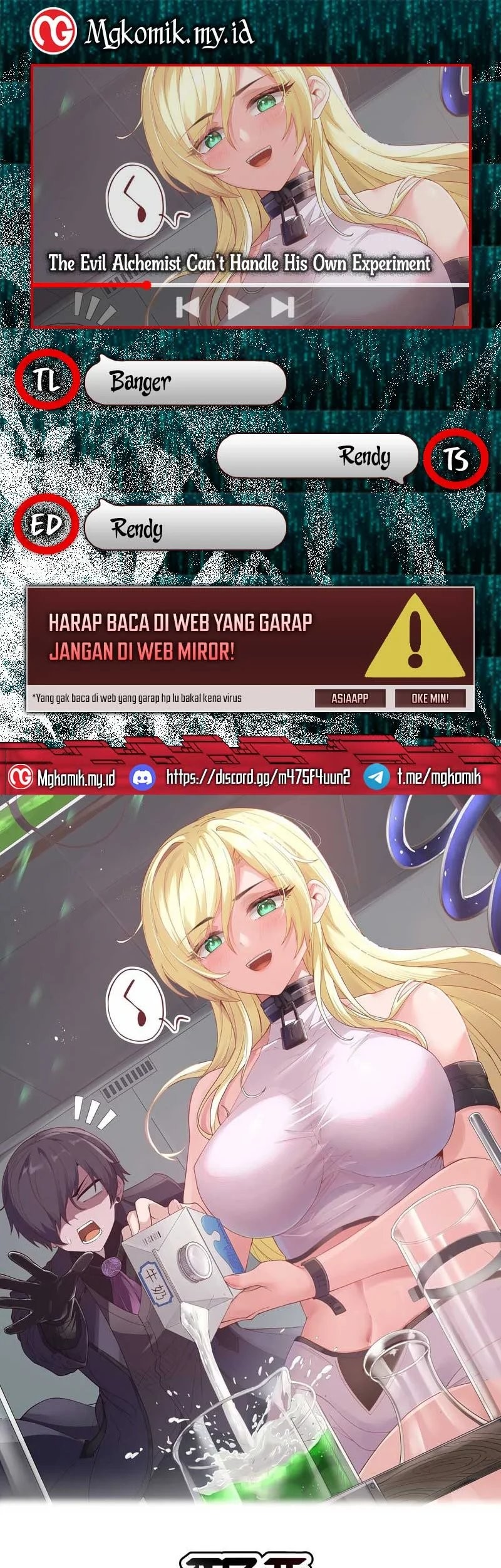 The Evil Alchemist Can’t Handle His Own Experiment Chapter 3 - halaman 1