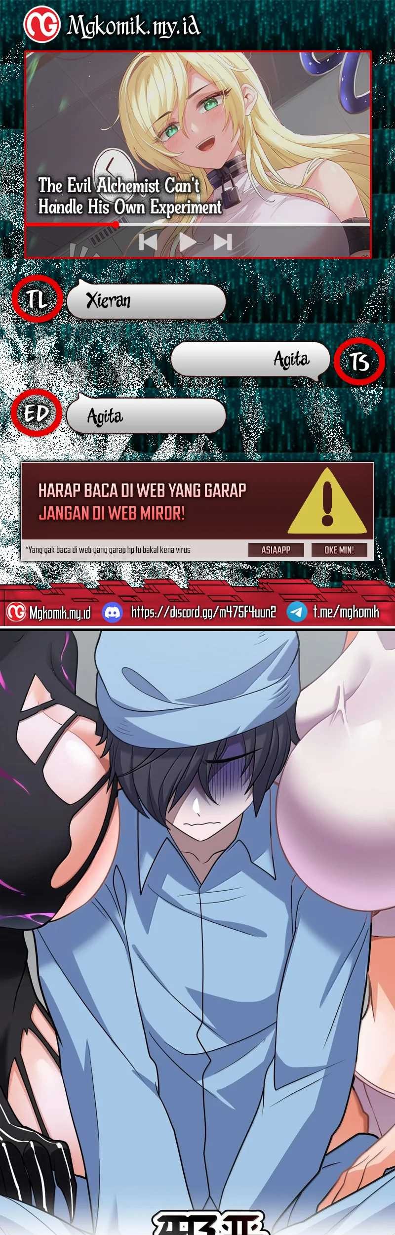 The Evil Alchemist Can’t Handle His Own Experiment Chapter 35 - halaman 1