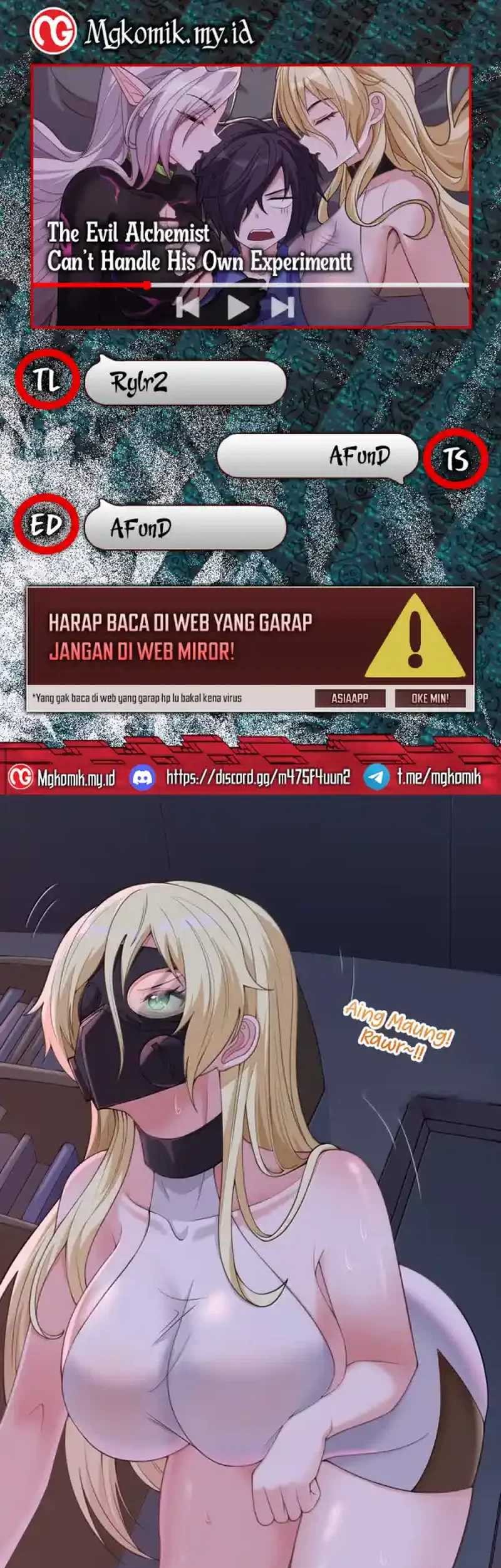 The Evil Alchemist Can’t Handle His Own Experiment Chapter 37 - halaman 1