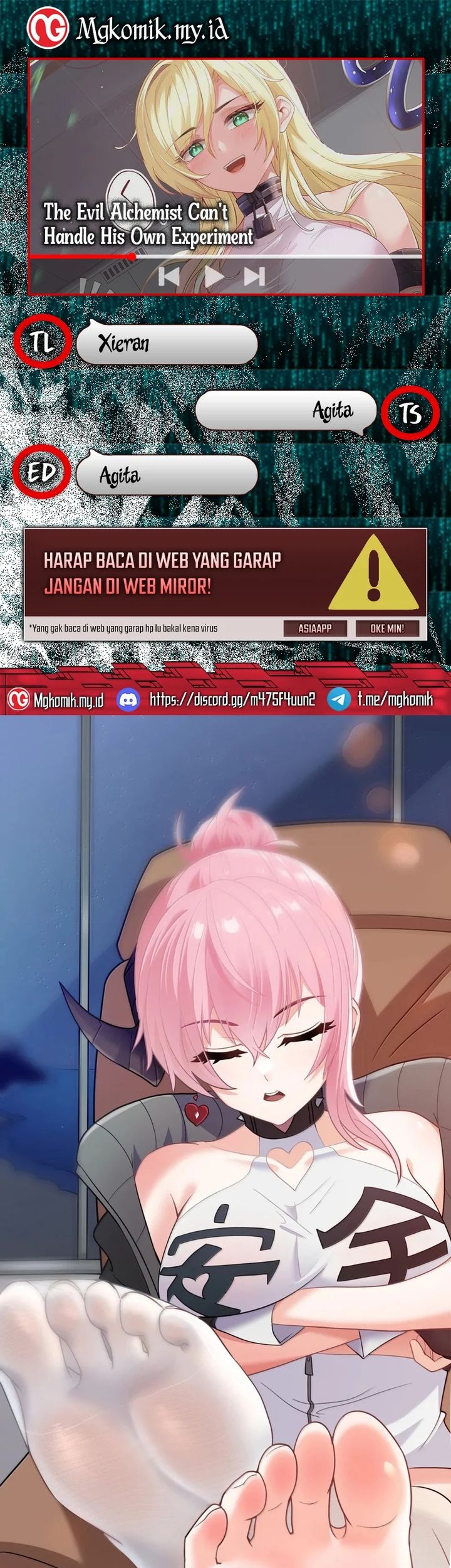 The Evil Alchemist Can’t Handle His Own Experiment Chapter 38 - halaman 1