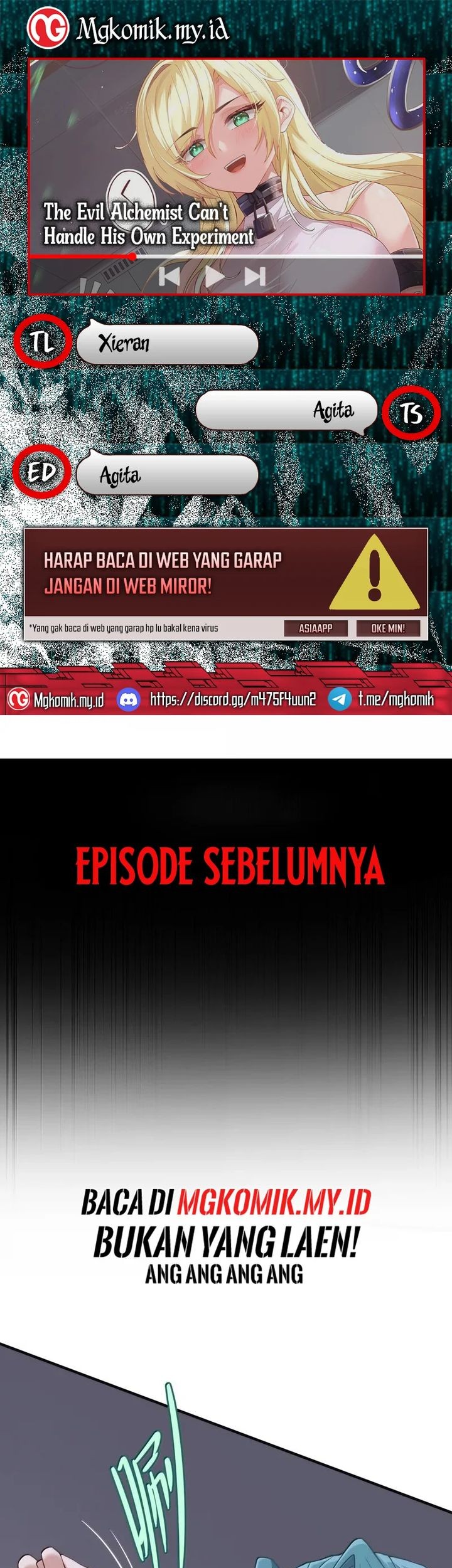 The Evil Alchemist Can’t Handle His Own Experiment Chapter 39 - halaman 1