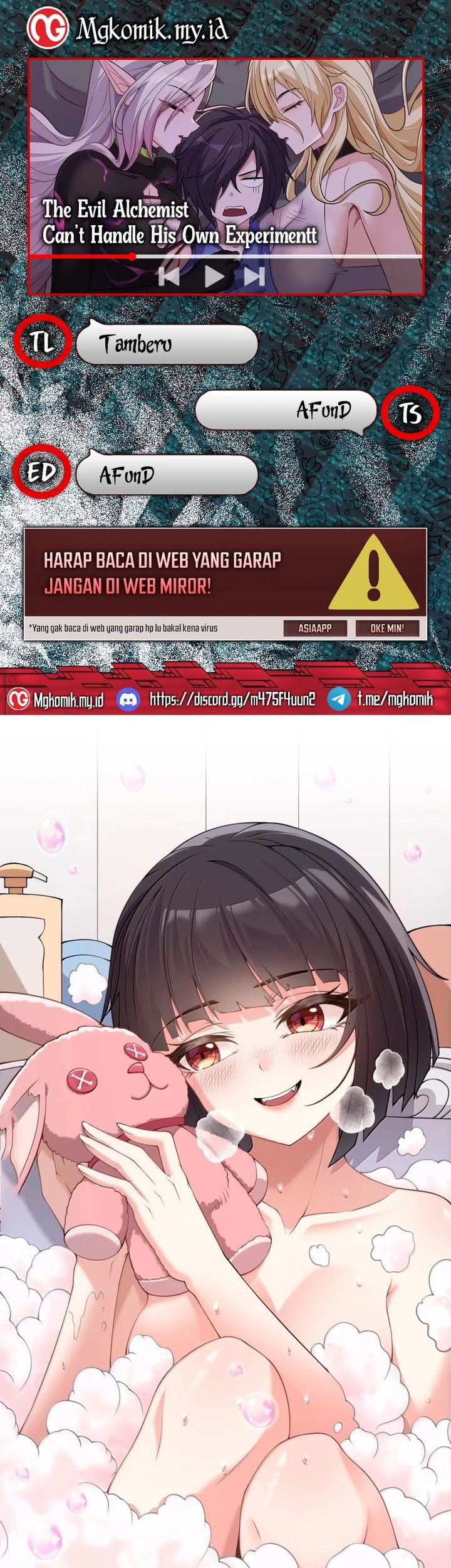 The Evil Alchemist Can’t Handle His Own Experiment Chapter 40 - halaman 1