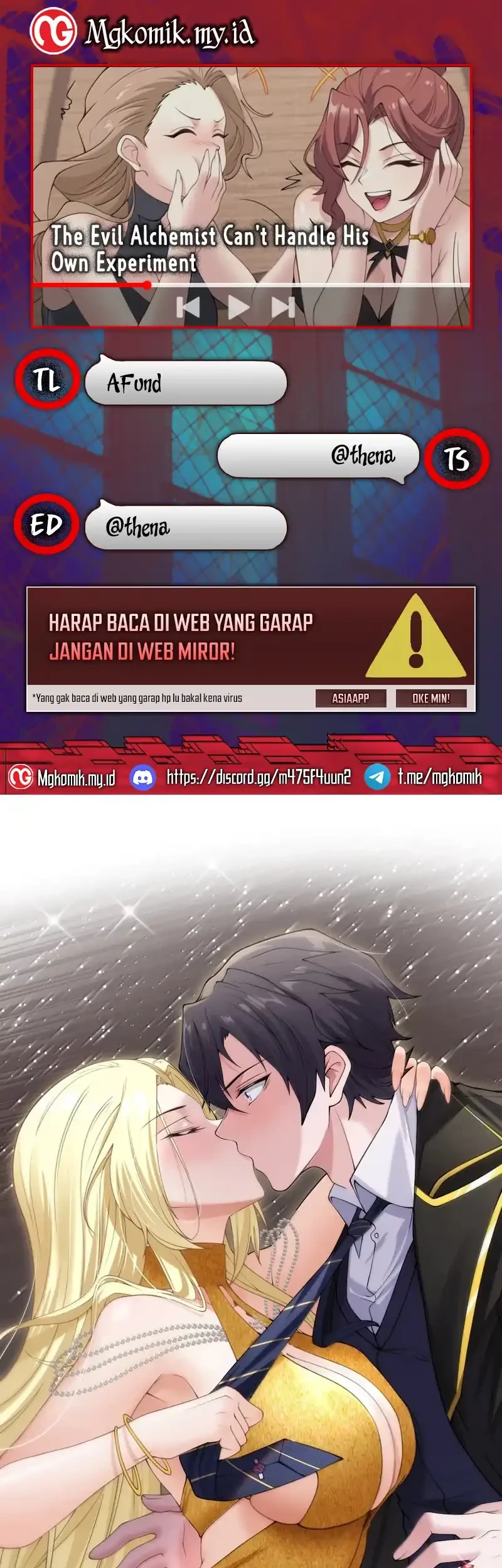 The Evil Alchemist Can’t Handle His Own Experiment Chapter 66 - halaman 1