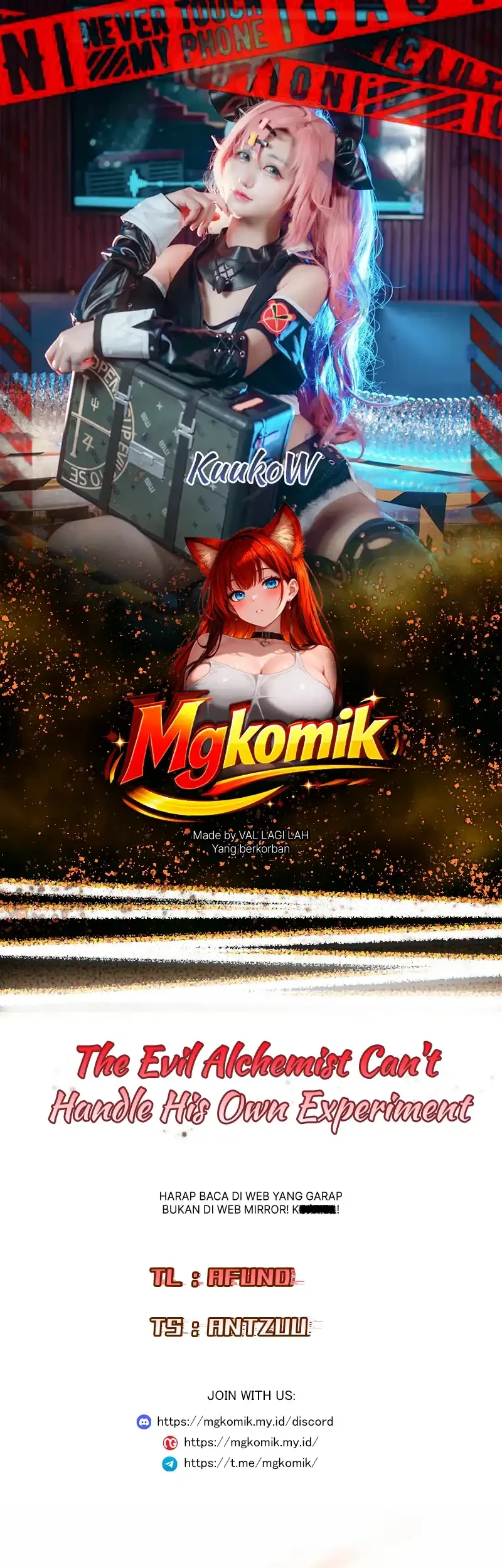 The Evil Alchemist Can’t Handle His Own Experiment Chapter 78 - halaman 1
