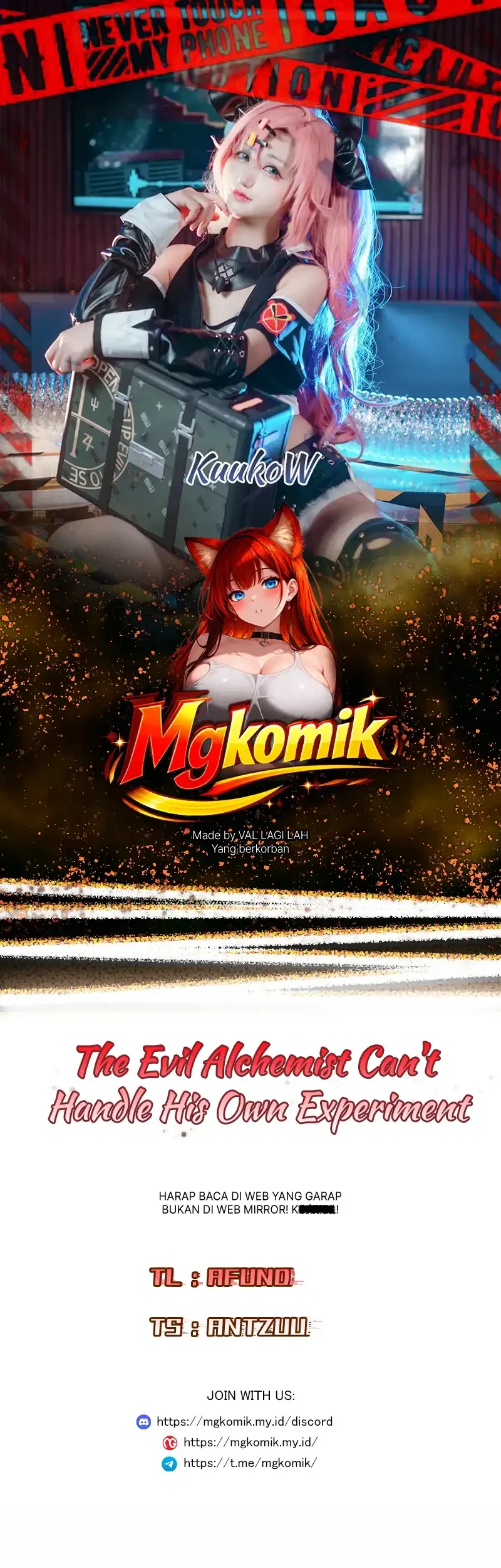 The Evil Alchemist Can’t Handle His Own Experiment Chapter 79 - halaman 1