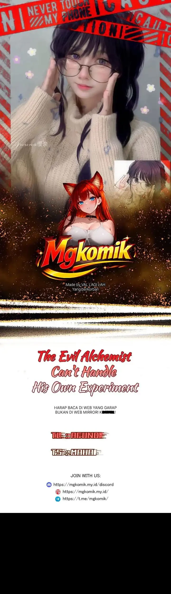 The Evil Alchemist Can’t Handle His Own Experiment Chapter 82 - halaman 1