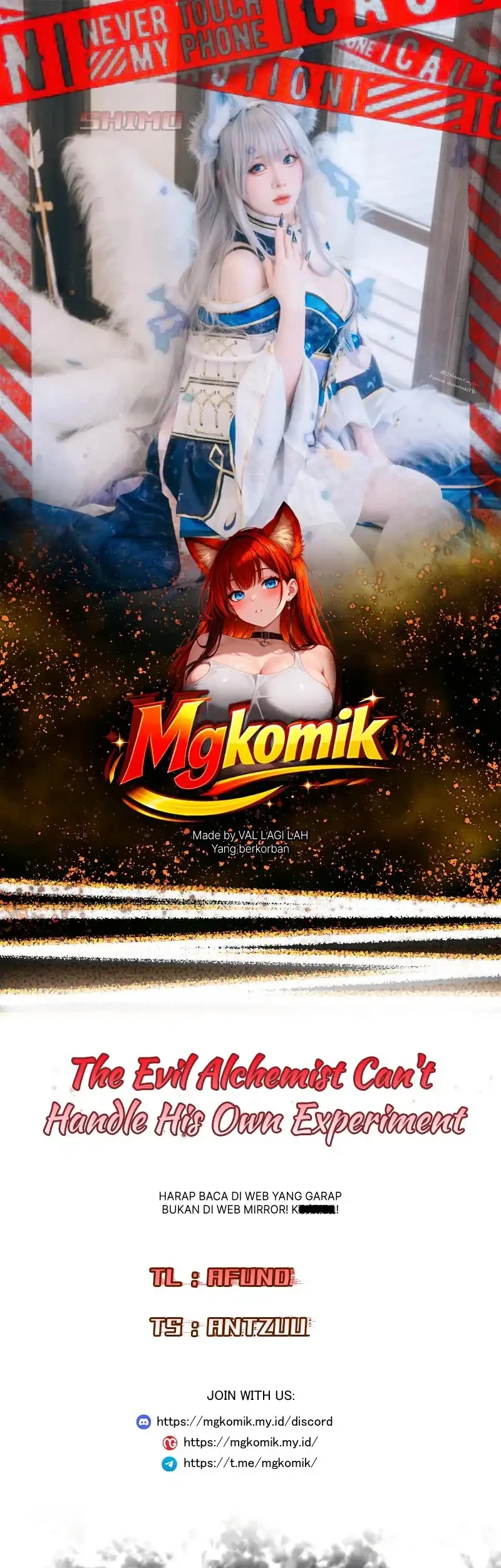 The Evil Alchemist Can’t Handle His Own Experiment Chapter 86 - halaman 1