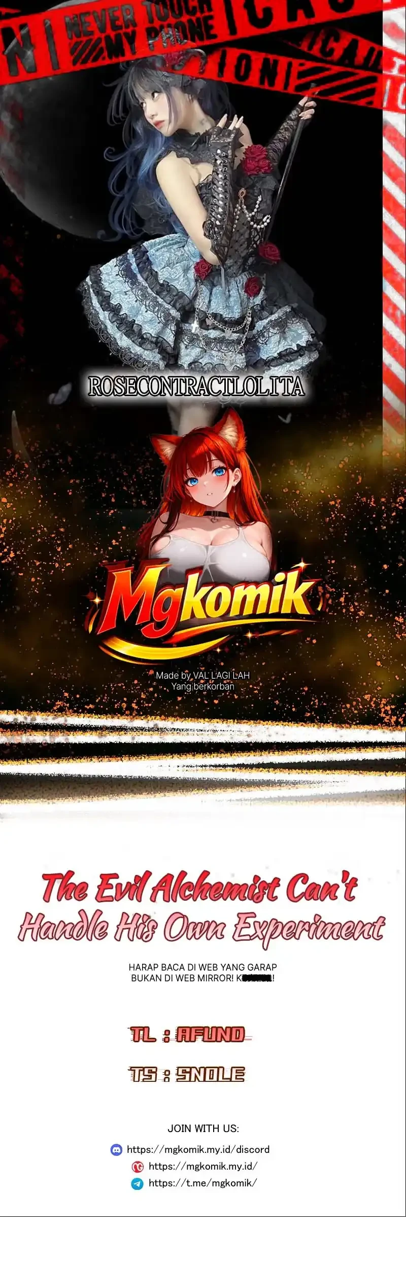 The Evil Alchemist Can’t Handle His Own Experiment Chapter 88 - halaman 1