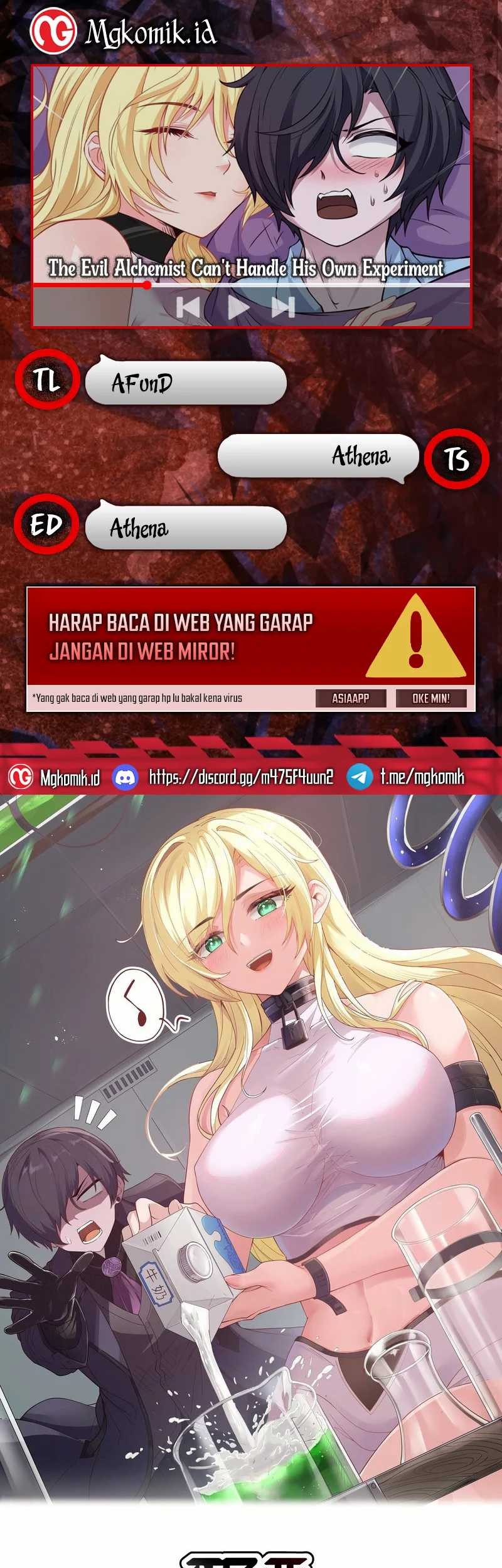 The Evil Alchemist Can’t Handle His Own Experiment Chapter 9 - halaman 1