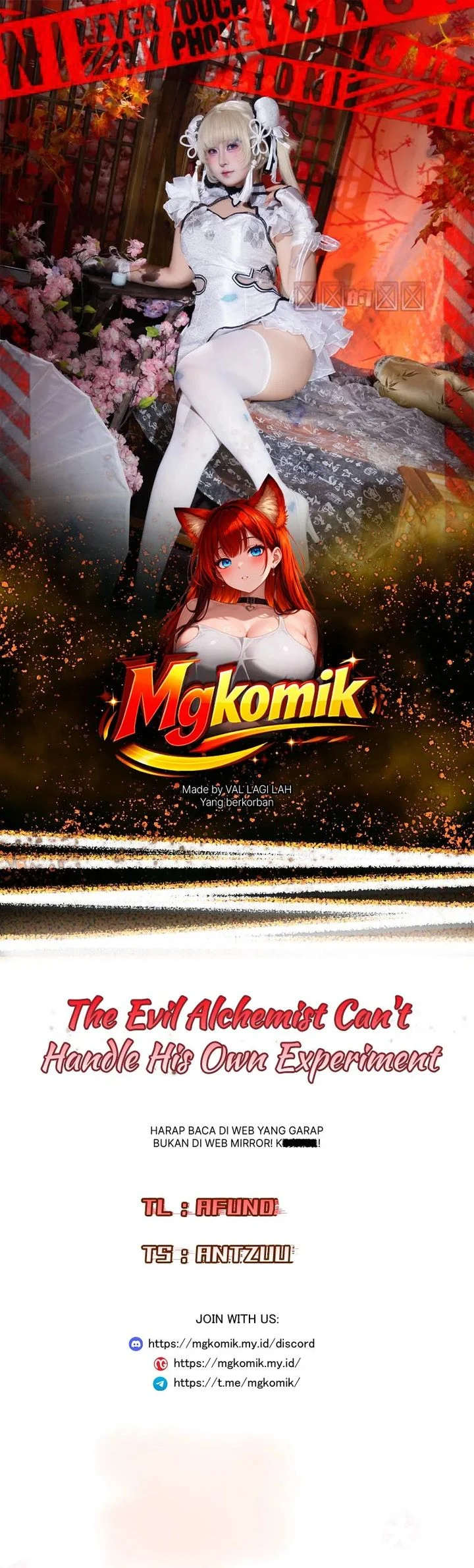 The Evil Alchemist Can’t Handle His Own Experiment Chapter 90 - halaman 1