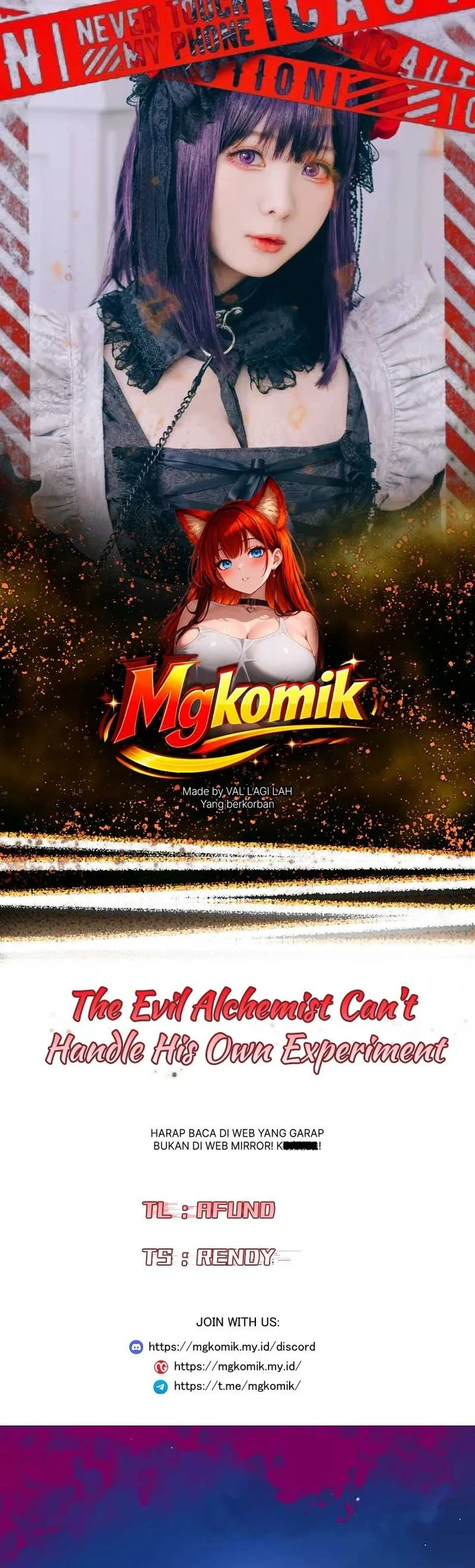 The Evil Alchemist Can’t Handle His Own Experiment Chapter 92 - halaman 1