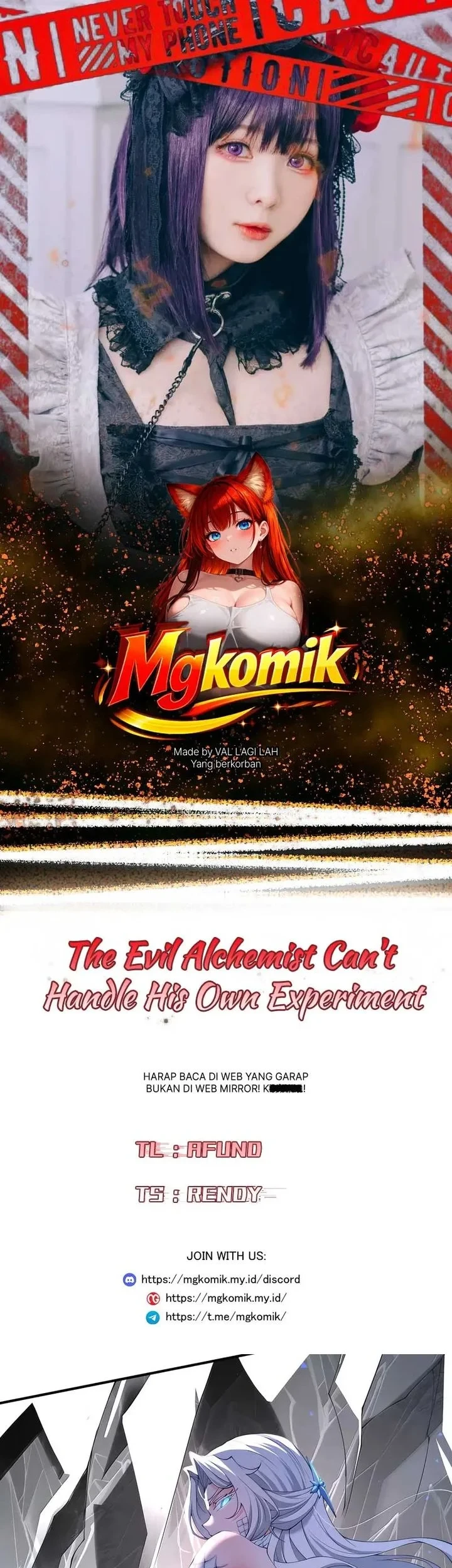 The Evil Alchemist Can’t Handle His Own Experiment Chapter 93 - halaman 1