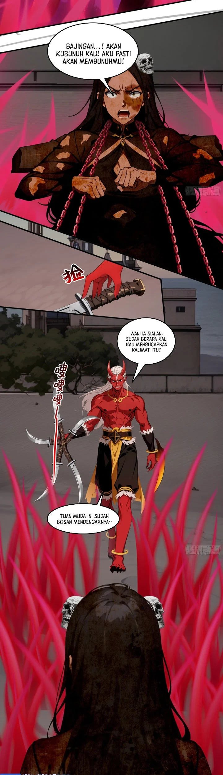The Evil God Descends, I Own Great Hell Chapter 111 - halaman 9